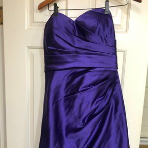 Purple Sweetheart Bill Levkoff Dress